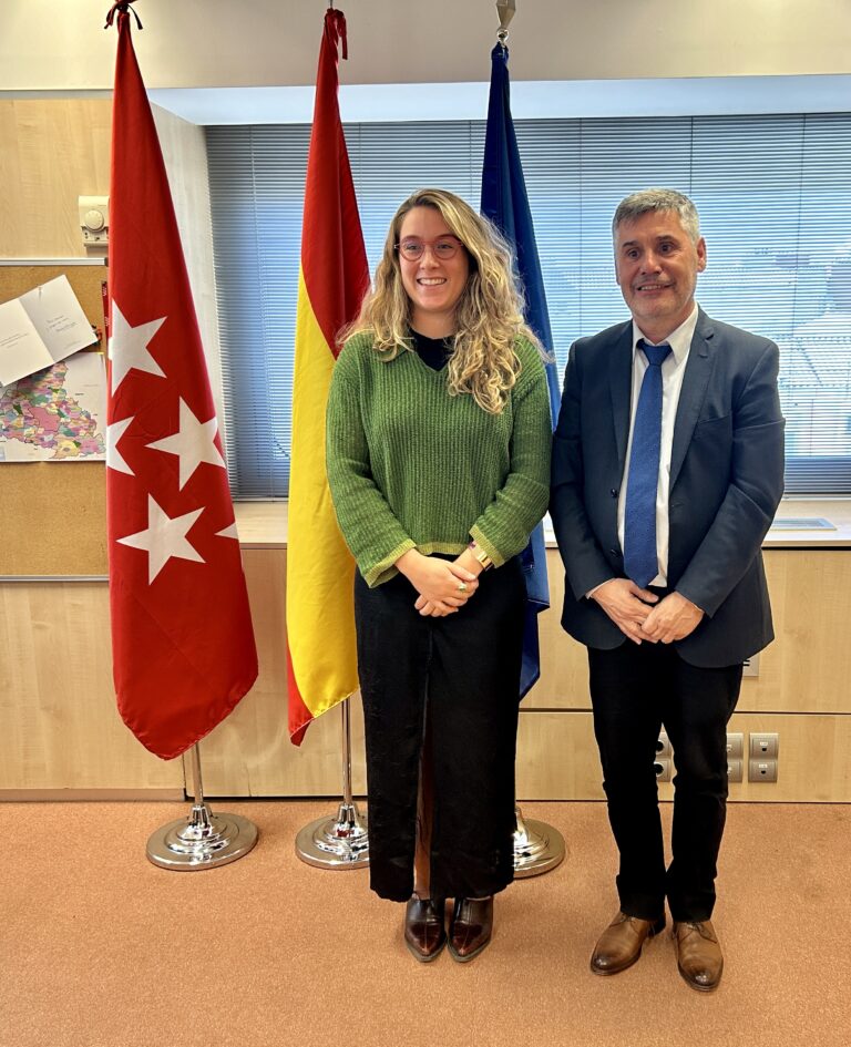 Encuentro con la Directora General de Juventud de la Comunidad de Madrid.