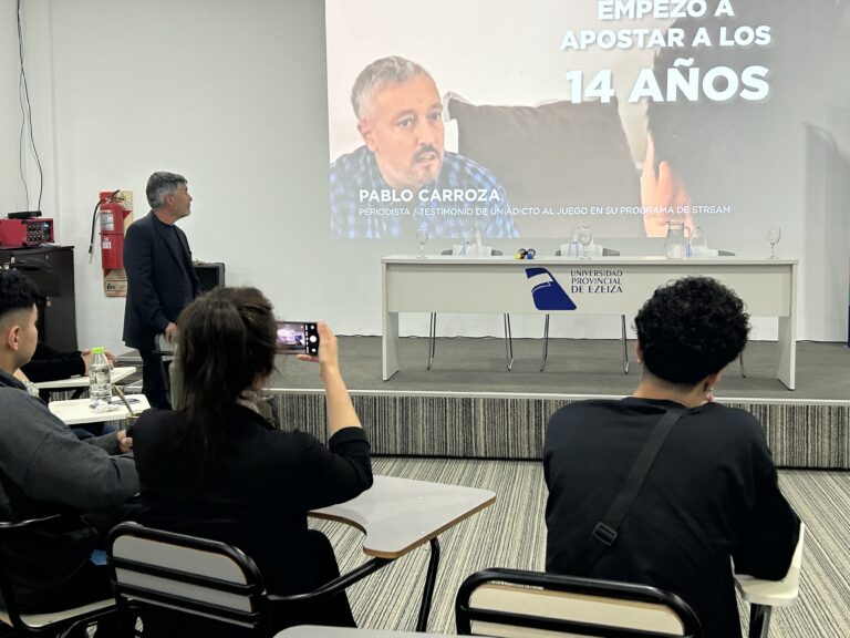 “Apostar no es un Juego” en la Universidad de Ezeiza
